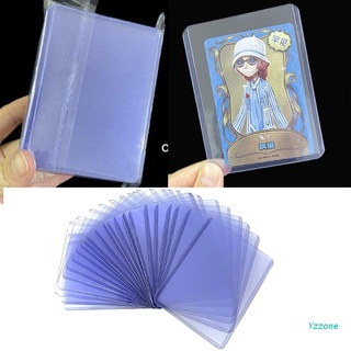 yzz 25pcs doble sleeving tarjetas protector mangas de tarjetas para magia juego de mesa three kingdoms poker tarjetas protector