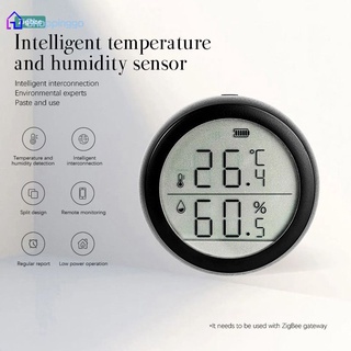 Tuya ZigBee Smart Sensor de temperatura y humedad alimentado por bateo ZigBee Smart Home Security:
