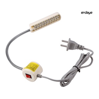 Eypg 30 LED máquina de coser luz de trabajo Flexible giratorio lámpara con Base magnética (2)