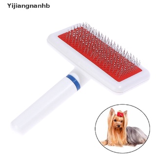 yijiangnanhb multiusos perro gato peine cepillo aguja para mascotas cepillo de pelo para cachorro pequeño perro caliente