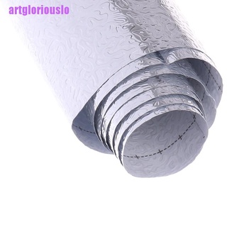 [artgloriouslo] 40*100 cm estufa de pared de cocina de papel de aluminio a prueba de aceite pegatinas autoadhesivas (5)