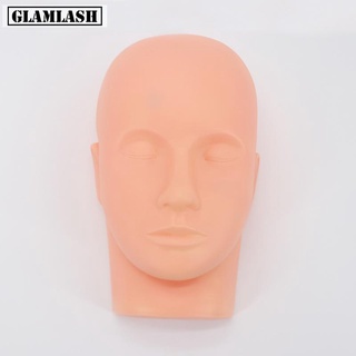 1pcs Lash Head False Eyelash Training Head Model Practice Silicone Mannequin