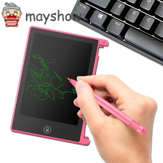 MAYSHOW 4.5 pulgadas Pizarra Digital electrónica para niños, regalo tablero de dibujo LCD escritura gráfica, escritura a mano, Mini almohadilla de mensajes de alta calidad, Multicolor