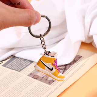 [wtwaref] AJ 3D Sneaker Shoe Keychain Pendant Mini Basketball Shoe Model Key Ring Gifts CL