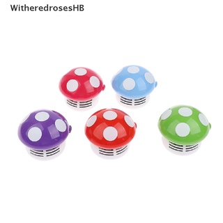 (witheredroseshb) mini aspirador lindo hongo esquina mesa polvo aspirador 6 colores en venta (6)