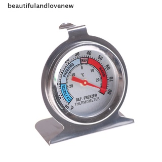 [beautifulandlovenew] termómetro de acero inoxidable con temperatura de metal refrigerador congelador dial tipo termómetro