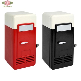 Waroom portátil 5V USB refrigerador eléctrico Mini coche bebida refrigeración nevera (1)