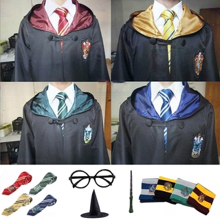 Juego de uniformes escolares 5 piezas de Harry Potter Cosplay/Slytherin y Hufflepuff Unisex Gryffindor (1)