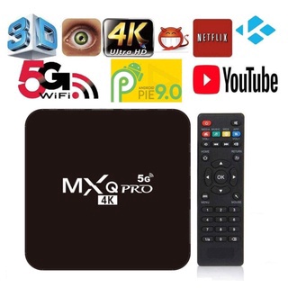 Caja de TV Smart 4k Pro 5g 16gb / 256gb Wifi Android 10.1 Caja de TV Smart MXQ PRO 5G 4K
