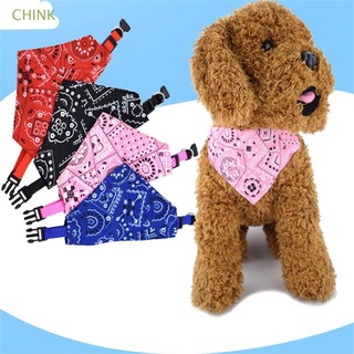 chink lavable perro pañuelos corbatas gato baberos mascota bufanda fiesta triangular vendaje cuello decoración collar cachorro pañuelo/multicolor