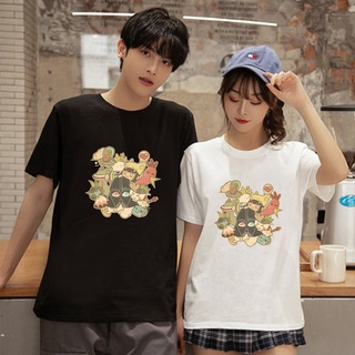Pareja de dibujos animados gráfico camisetas pareja de verano camiseta de los hombres camisa amantes camisetas 6274
