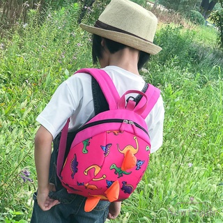 Bolsas lindo dinosaurio bebé viaje Anti-pérdida mochila niño arnés de seguridad rosa
