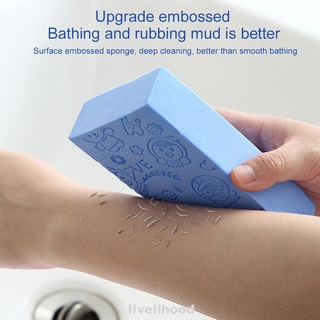 Niños niñas multifunción suave cuidado de la piel masaje de doble cara de silicona exfoliante cepillo de baño