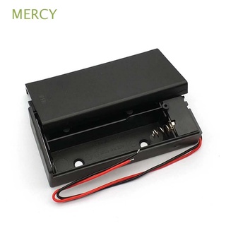 mercy diy cajas de almacenamiento de batería 2 ranuras caja de batería abs encendido/apagado interruptor con pin duro negro de alta calidad power bank casos titular de la batería/multicolor (1)