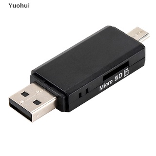 Yuohui OTG Micro lector de tarjetas USB lector de tarjetas para USB Micro adaptador Flash Drive MY (2)