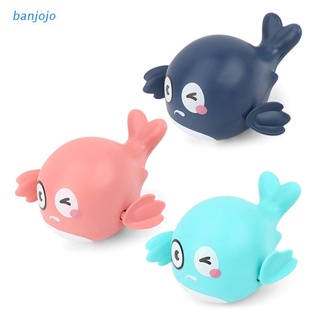 Explosion 1Pcs Clockwork Wind Up Little Cute Whale for Baby Taking a Bath and Playing In the Water, Blue/Cyan-blue/Pink