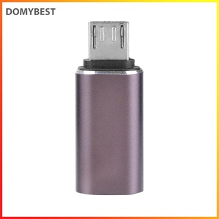 (Domybest) Tipo C USB-C a Micro USB hembra a macho Cable de carga de datos convertidor conector adaptador (8)