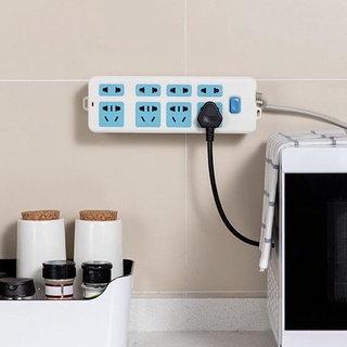 Fixator estante de almacenamiento de la tira de alimentación titulares 1Pc para tiras de alimentación PP soporte hogar ahorro de espacio WiFi Router montado en la pared