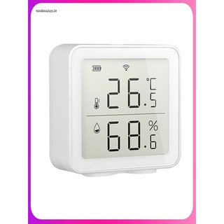 Medidor de control de temperatura y humedad para interiores higrómetro termómetro con pantalla LCD para el hogar inteligente (5)