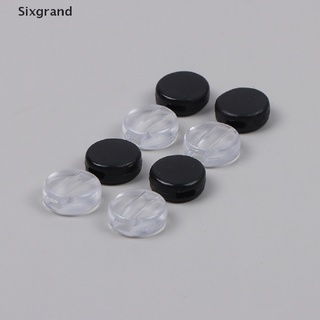 [sixgrand] 5 pares de ganchos redondos suaves para orejas de silicona antideslizantes cl