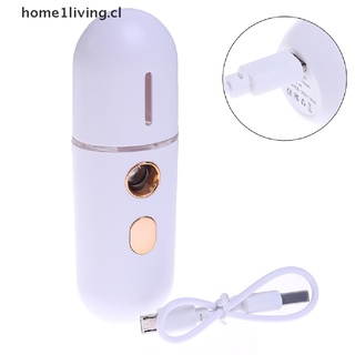 HOME Mini Handy Facial Steamer Nano Mister Face Spray USB Portable Spray Bottle .