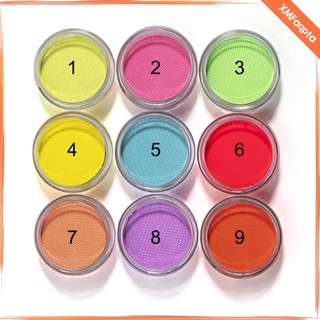 6 colores a base de agua delineador de ojos gel set máscara cuerpo pintura cara maquillaje fluorescente conjunto de colores