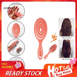 YO Small Dots Hairbrush Massage Hollow Rib Comb Non-slip for Home