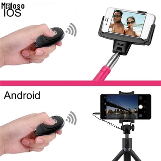 Control Remoto disparador de cámara Bluetooth inalámbrico Selfie botón clicker Smartphones y Tablets Para Android Ios Smartphones Selfie Controle Meloso