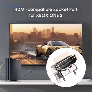 Ele: conector de puerto Compatible con HDMI de repuesto para consola Xbox One S