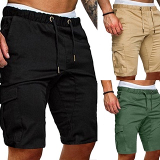 Pantalones cortos casuales casuales De verano sueltos delgados para hombre