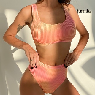 jumila verano mujeres sexy tie dye sujetador cintura alta bragas bikini traje de baño conjunto ropa de playa (8)