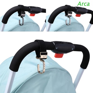 arca - gancho para cochecito de bebé (360 grados de rotación, clip para cochecito de compras) (1)