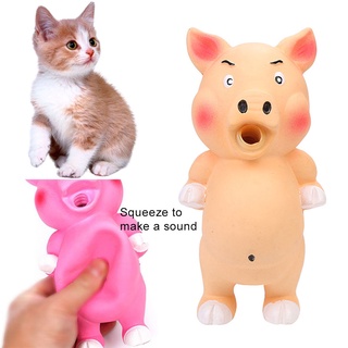 waitofthe Cartoon Pig Latex Squeeze Screaming Teeth Grinding Dog Puppy Pet Chewing Toy
