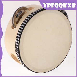 magideal 4\" pandereta musical tamborine tamborine percusión redonda para ktv party