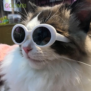 goombi - gafas de sol vintage para gatos, diseño de mascotas, decoración de fiesta, gato, accesorios para mascotas, gafas redondas, productos para mascotas, fotos, accesorios para gato pequeño, ropa de ojos