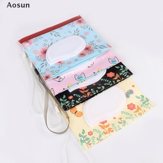 [Aosun] 1Pc Portable Baby Wipes Bag Pouch Outdoor Easy-carry Clean Wet Wipes bags .