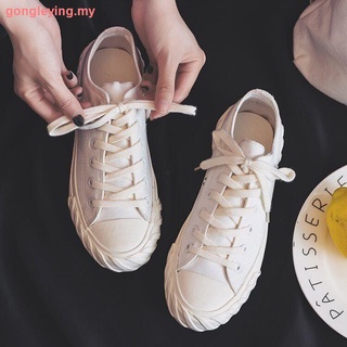 2020 Nuevos Zapatos De Las Mujeres s ins Lona Estudiantes Primavera Todo-Partido casual Marea Blanco (2)