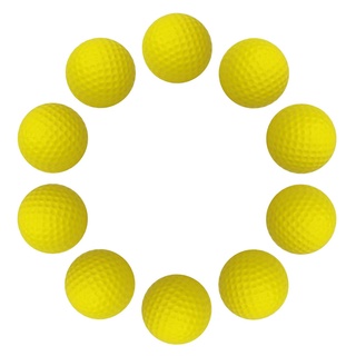 10 pzs pelotas De golf De Plástico Para interiores práctica (7)