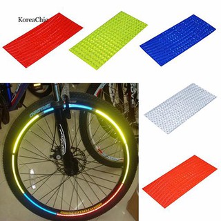 Krcc Calcomanía fluorescente para bicicleta MTB/Reflectante para llanta de bicicleta/Ciclismo
