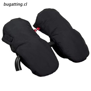 b.cl guantes para cochecito de mano, extra gruesos, impermeables, anticongelantes, cálidos