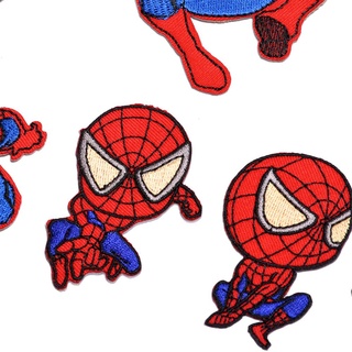 DEARMENT Caliente Transferencias Ropa Parches Planchado Spiderman Pegatinas Vaqueros Decoración Regalos De Cumpleaños Superhéroes Parche De Accesorios Insignia Bordado Tela (6)