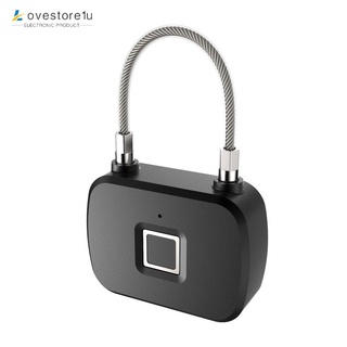 l13 mini desbloqueo recargable smart lock sin llave de huellas dactilares cerradura de equipaje (2)