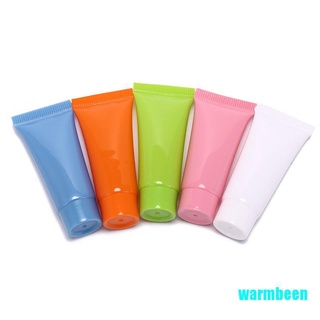 Warmbeen 5pcs cosmética suave tubo 5 ml loción plástico contenedores vacíos botellas reutilizables (7)