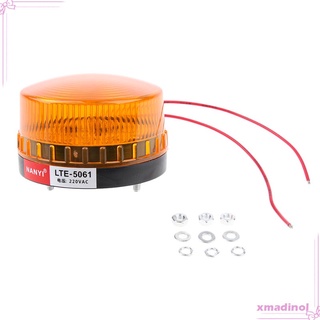 amber led luz de advertencia de emergencia lámpara de advertencia de señal de polvo a prueba de agua ac220v, premium