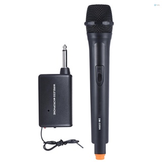[ING] Micrófono Dinámico Unidireccional Inalámbrico De Mano Amplificador De Voz Para Karaoke Reunión Ceremonia Promoción (1)