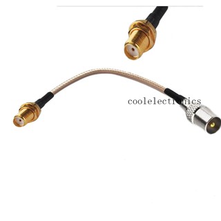 conector rg316 sma hembra a iec dvb-t tv pal macho pigtail cable coaxial 10/15/20/30/50cm 1/2/3/5m