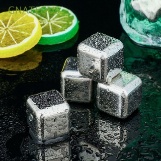 GNATEOUS Whiskey Ice Cubes Beverage Cool Glacier Beer Water Cooler Quick Freezing Bar Accessories Non-toxic Wine Drinks Stainless Steel