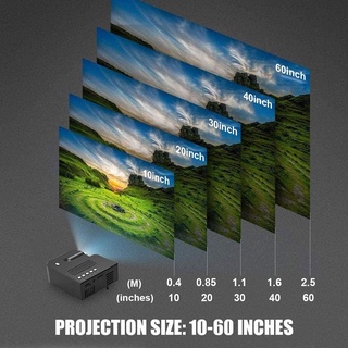 UC28 Portable Projector Mini 3D Projector Mini Movie Video Projector (1)