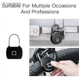 l13 mini desbloqueo recargable smart lock sin llave de huellas dactilares cerradura de equipaje (6)