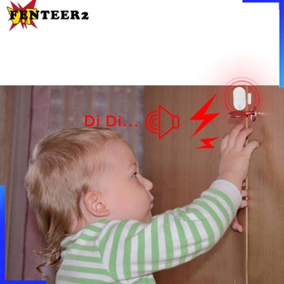 [Fenteer2 3c] 4pcs seguridad del hogar antirrobo alarma antirrobo alarma 130db Sensor de seguridad (9)